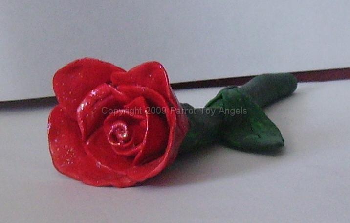 single rose.jpg - Sculpy Single Red Rose